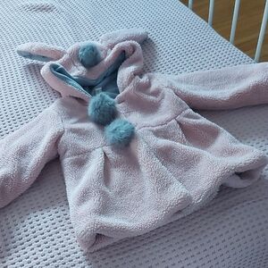 Cozy Pink Kids Jacket with Ears